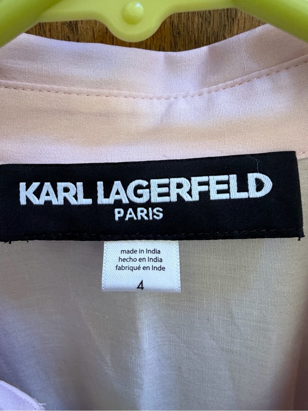 Karl Lagerfeld Pink Maxi Dress with Floral Border - Picture 6 of 6